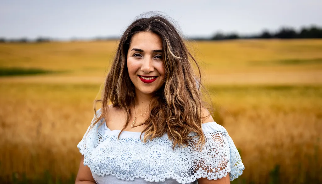 Outdoor professional headshot, SF Peninsula — Atherton